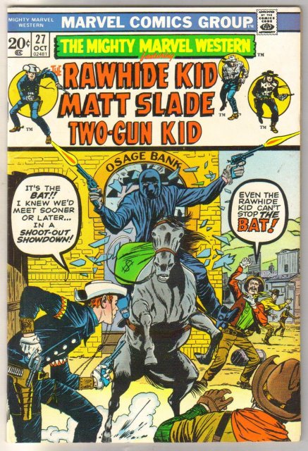 Mighty Marvel Western #27 comic book very fine/near mint 9.0