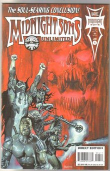 Midnight Sons Unlimited #4 comic book near mint 9.4