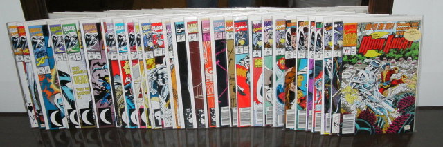 Marc Spector: Moon Knight collection of 31 comic books issues 1 thru 52 averaging mint 9.8 condition