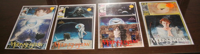 Moonshadow comic book collection of 4 different comic book issues near mint or better