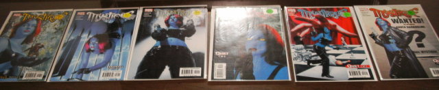 Mystique 6 issue comic book collection all mint 9.8