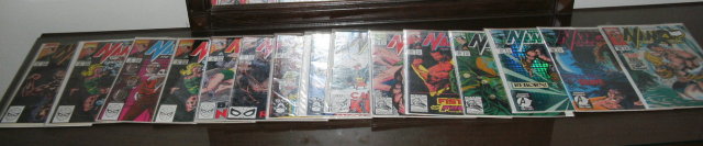 Namor The Sub-Mariner 15 issue comic book collection averaging mint condition