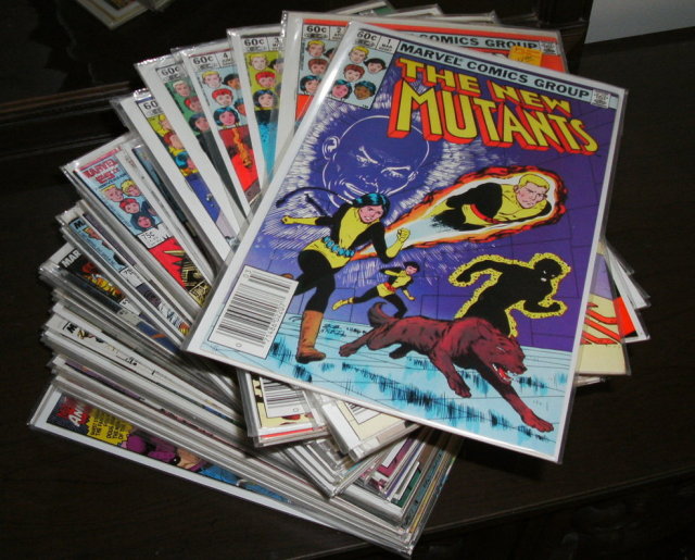 The New Mutants original series comic book collection of 83 different averaging mint 9.8 condition