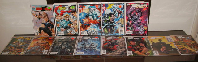 Assortment of 13 New X-Men comic books