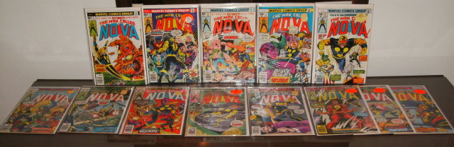 The Man Called Nova comic book collection of 13 issues