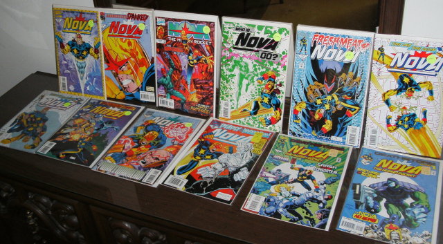 Nova (1994 series) 12 issue comic book collection mostly mint