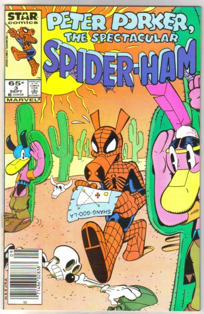 Peter Porker the Spectacular Spider-ham #3 comic book near mint 9.4