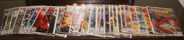 Peter Parker Spider-man comic book collection of 27