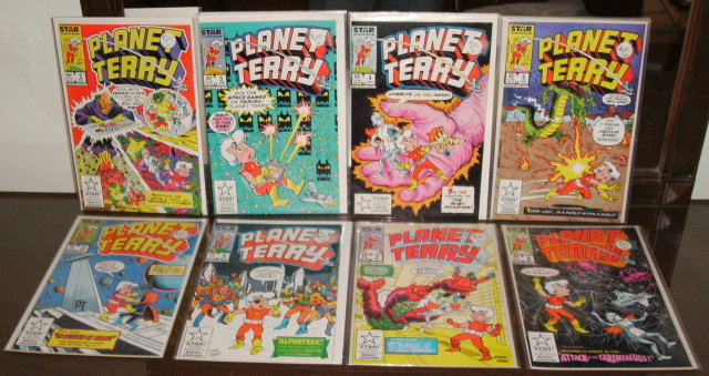 Planet Terry 8 issue comic book collection of 8
