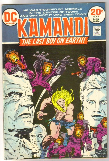 Kamandi The Last Boy on Earth #8 comic book fine 6.0