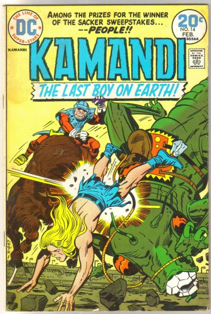 Kamandi The Last Boy on Earth #14 comic book fine 6.0