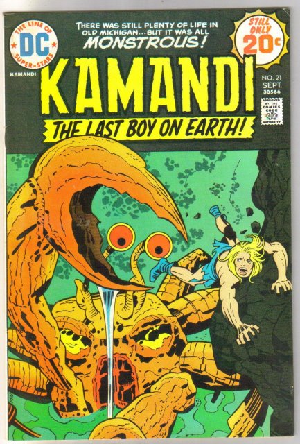 Kamandi the Last Boy on Earth #21 fine/very fine 7.0