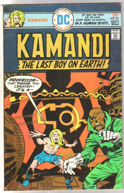 Kamandi the Last Boy on Earth #33 fine/very fine 7.0
