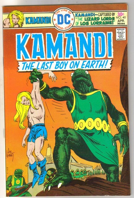 Kamandi the Last Boy on Earth #40 very fine 8.0