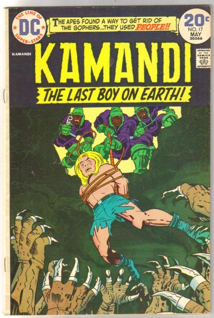 Kamandi the Last Boy on Earth #17 very fine/near mint 9.0