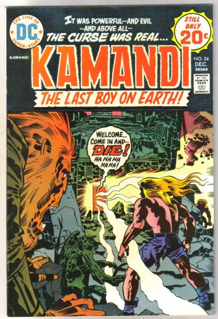 Kamandi The Last Boy on Earth! #24 comic book very fine/near mint 9.0