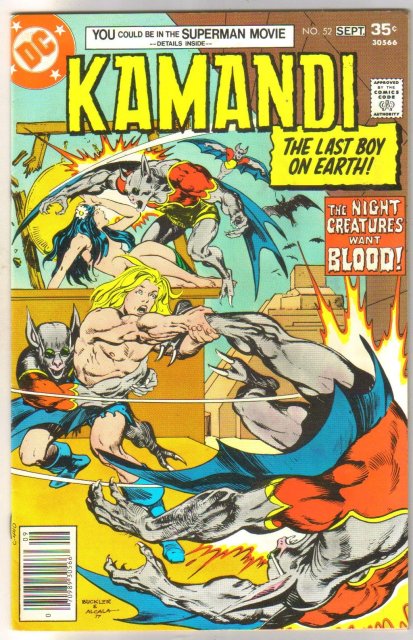 Kamandi The Last Boy on Earth! #52 comic book very fine/near mint 9.0