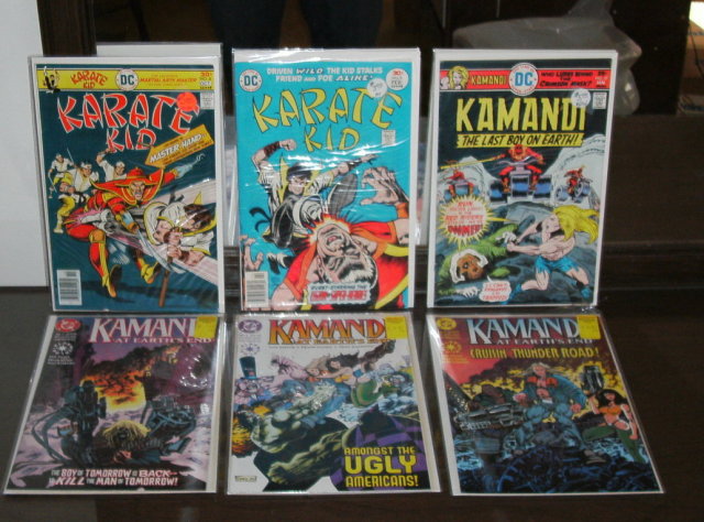 Kamandi and Karate Kid comic book collection of 6