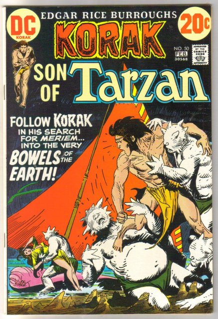 Korak Son of Tarzan #50 comic book very fine/near mint 9.0