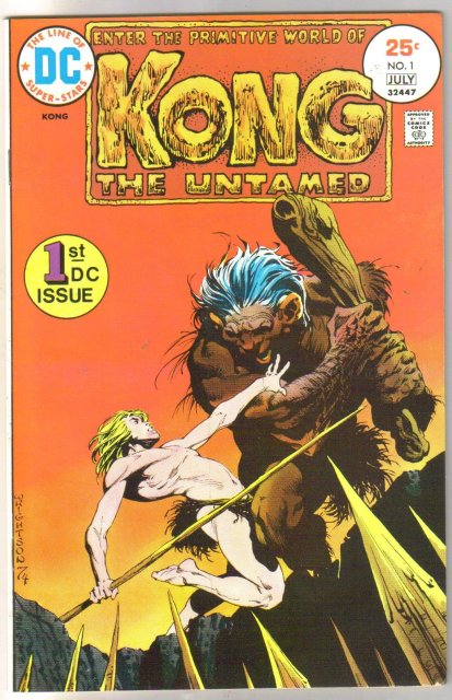 Kong the Untamed #1 comic book very fine/near mint 9.0