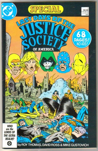 Last Days of the Justice Society of America Special #1 comic book very fine/near mint 9.0