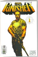 Punisher (2000 series) #1 Bradstreet white variant cover comic book mint 9.8