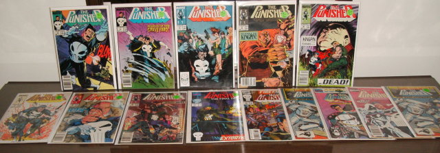 14 issue Punisher comic book collection