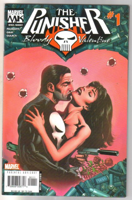 The Punisher Bloody Valentine #1 comic book near mint 9.4