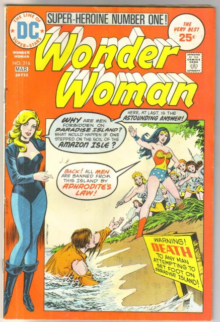 Wonder Woman #216 comic book very good/fine 5.0