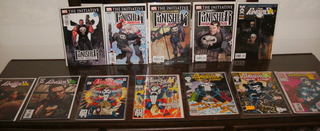 Punisher collection of 12 comic books