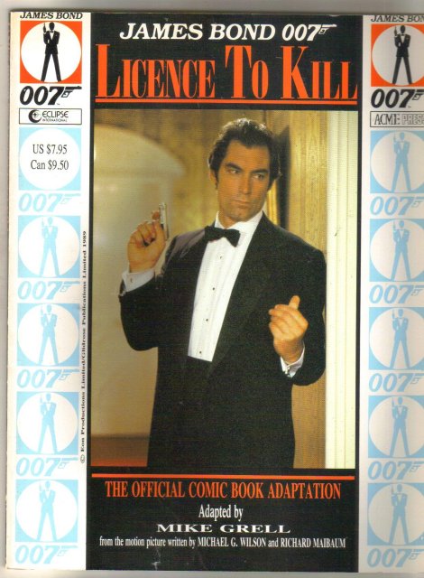 James Bond 007 Licence To Kill graphic novel like new