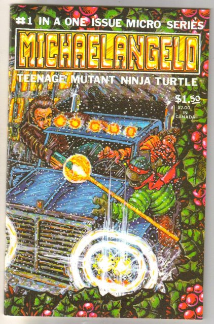 Michaelangelo Teenage Mutant Ninja Turtle #1 comic book near mint 9.4