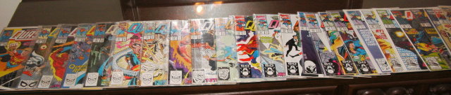 Assortment of 25 different Quasar comic books in near mint or better condition