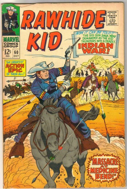 Rawhide Kid #60 comic book very good/fine 5.0