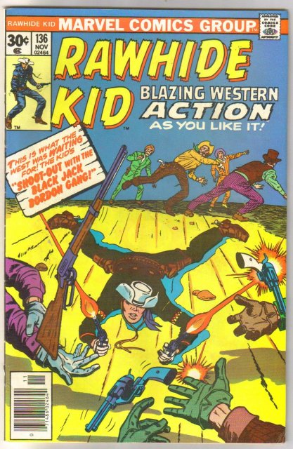 Rawhide Kid #136 comic book fine/very fine 7.0
