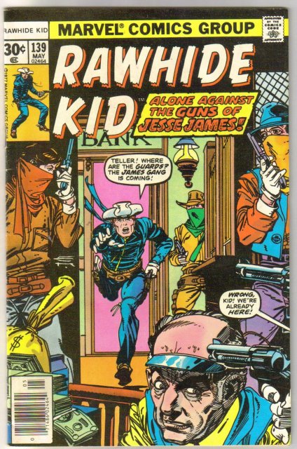 Rawhide Kid #139 comic book fine/very fine 7.0