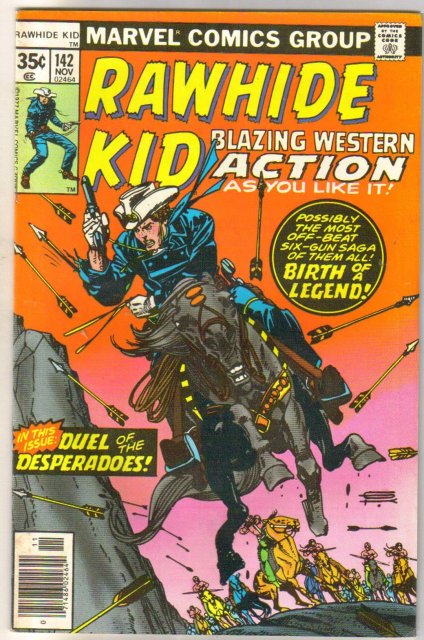 Rawhide Kid #142 comic book very fine 8.0