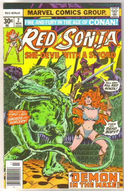 Red Sonja #2 comic book near mint 9.4