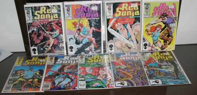 Red Sonja volume 3 collection of 9 comic books mostly near mint 9.4