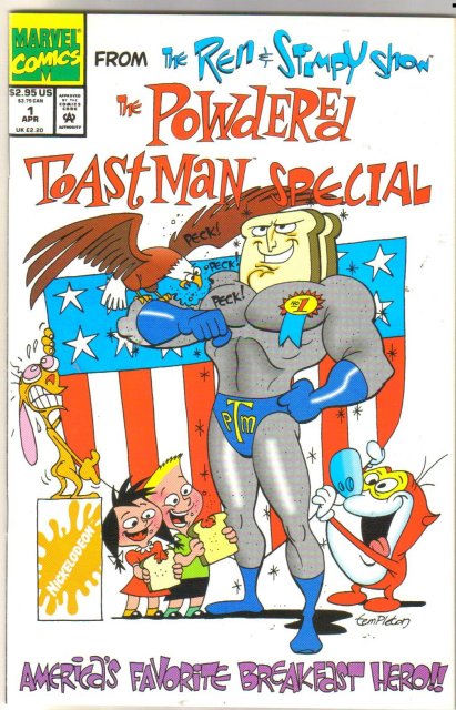 Ren & Stimpy Show Powdered Toast Man Special comic book mint 9.8