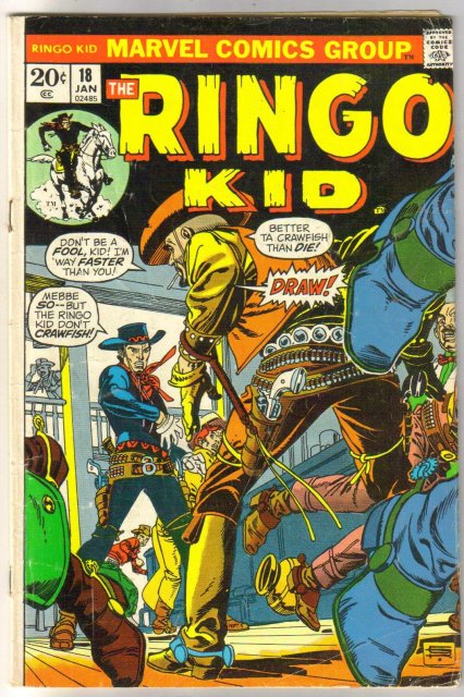 Ringo Kid #18 comic book very good/fine 5.0