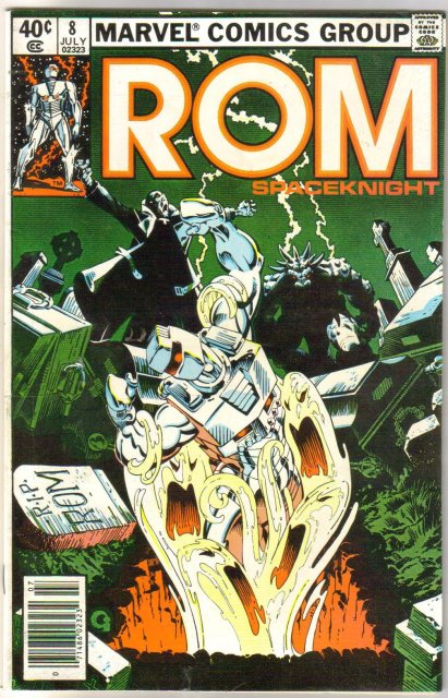 Rom Spaceknight #8 comic book near mint 9.4