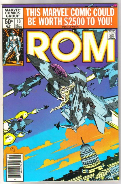 Rom Spaceknight #10 comic book near mint 9.4