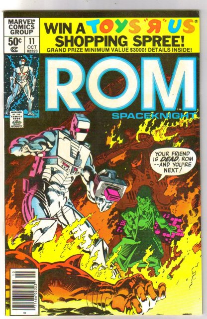 Rom Spaceknight #11 comic book near mint 9.4