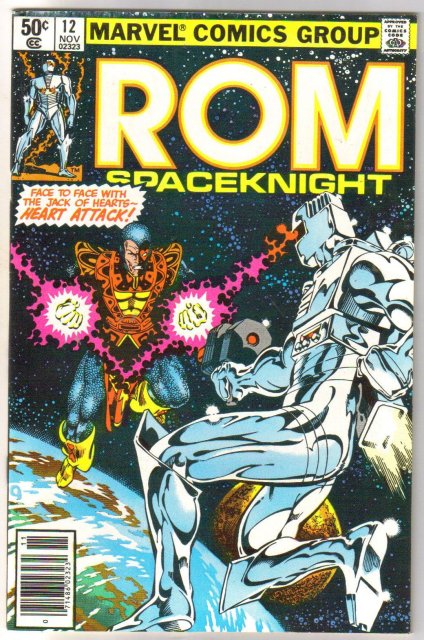 Rom Spaceknight #12 comic book near mint 9.4