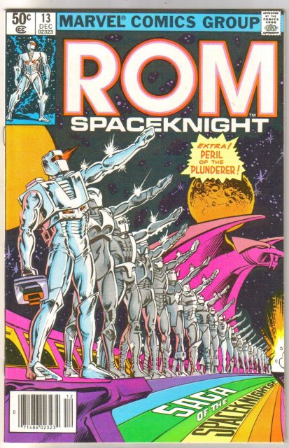 Rom Spaceknight #13 comic book near mint 9.4