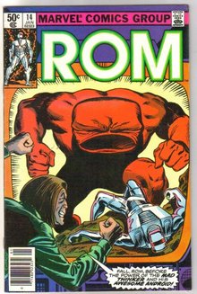 Rom Spaceknight #14 comic book near mint 9.4