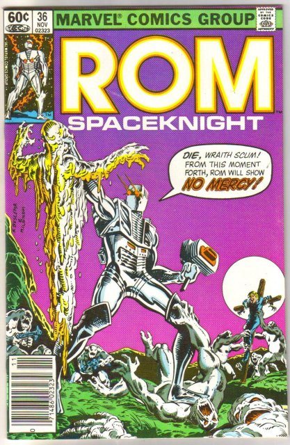 Rom Spaceknight #36 comic book near mint 9.4