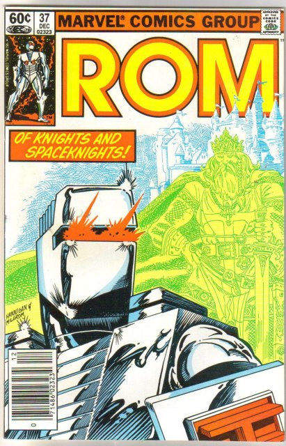 Rom Spaceknight #37 comic book near mint 9.4