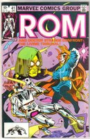 Rom Spaceknight #41 comic book near mint 9.4